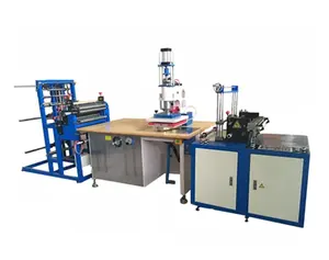 Automatische Hoogfrequente Pvc Rits Zak Maken Machine Plastic Afdichting En Snijmachine