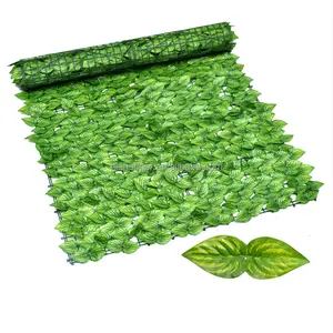Factory Suppliers Home Green Fence Decoration Grass Wall Fake Plants Waterproof Outside Yard Green Fence