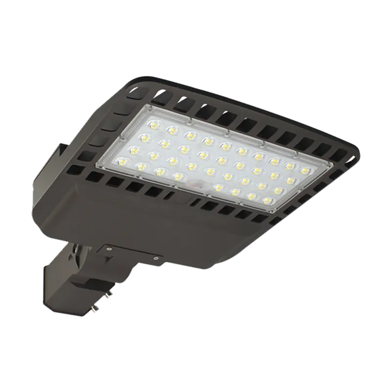 Die-casting Aluminum Alloy Rotatable Led Shoe Box Street Light 240watt 300w 350w 160lm/w Ip65 Waterproof Basketball Court Light