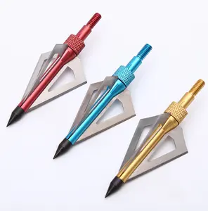 Arrows Hunting Archery Wholesale Cheap Arrow Point 3 Rotating Blades For Compound Bow And Crossbow For Archery Hunting Rotating Arrowhead