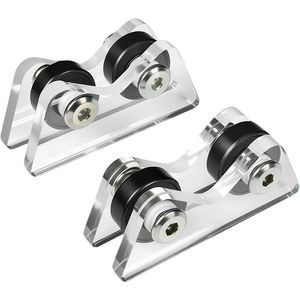 GadgetNova Verificador de Rectitud para Tacos de Billar, 2 Piezas, Accesorio Portátil de Snooker, Plástico Resistente - Product Image 1