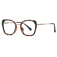Lunettes de lecture à monture carrée bloquant la lumière bleue pour adultes - Monture intégrale en alliage TR90