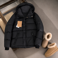 Doudoune pour homme, Veste d'hiver pour homme, Doudoune matelassée, Blouson bomber décontracté en jean et cuir personnalisé pour homme, Manteau d'hiver en fourrure pour femme