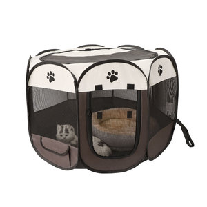 Kat kediler <span class=keywords><strong>Pet</strong></span> köpek oyun parkı egzersiz kalem kulübesi taşınabilir yavru evcil hayvan çiti kapalı oyun alanı çadır yatak oyun parkı ile taşıma çantası - Product Image 5