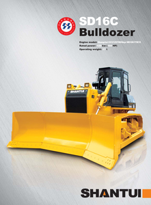 SHANTUI официальная строительная техника SD16 гусеничный бульдозер для продажи дорожная техника shantui dh17 гусеничный бульдозер цена - Product Image 6