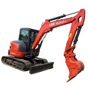 Used good condition low working hours 6ton KUBOTA KX163 excavator Original of Japan hydraulic mini digger on sale