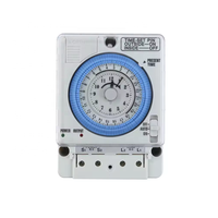 Interruptor Temporizador Programable para Calentador de Agua TB35N 100-240V 15A, Interruptor Temporizador Mecánico para Riel DIN