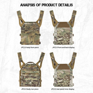 PTG новый стиль <span class=keywords><strong>JPC</strong></span> 2,0 уличный легкий вес быстросъемный боевой тактический несущий зубчатый механизм оборудование тактический жилет - Product Image 6