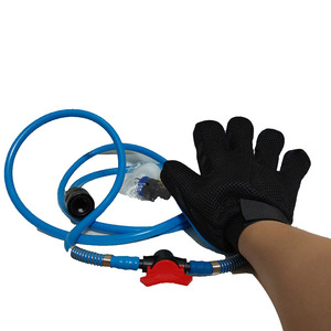 Herramientas de aseo para mascotas, pulverizador de ducha de mensajes para perros y gatos, guante de baño, cepillo de champú, de marca privada - Product Image 5