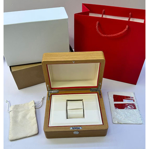 Luxury Wooden Watch Display <b>Box</b> and Organizer with <b>Soft</b> Leather Pillow Elegant Storage Case Premium Packaging Gift Set - Product Image 1