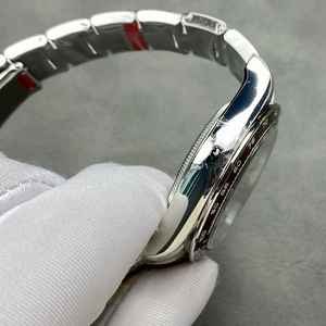 Người đàn ông của băng màu xanh quay số Chronograph xem thép không gỉ trường hợp Tachymeter bezel thời trang Thiết kế kinh doanh - Product Image 5