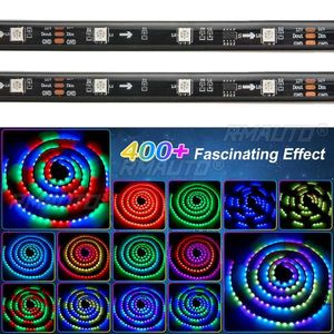 Bande lumineuse LED flexible RGB pour sous-voiture, éclairage d'ambiance sous le châssis avec télécommande via application, lampes décoratives néon pour voiture - Product Image 3