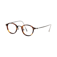 Montura Óptica Completa de Acetato y Metal, Diseño Geométrico, Ajuste Cómodo, Entrega Rápida, Diseño Moderno para Todo Tipo de Rostro