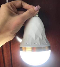 หลอดไฟ LED 15W แรงดันสูง สำหรับกรณีฉุกเฉิน AC85V-265V วัสดุ ABS แบตเตอรี่ 1800mA ความสว่าง 3000 ลูเมนส์ CRI 85 ได้รับการรับรองมาตรฐาน CE ชิป SMD 2835 - Product Image 2