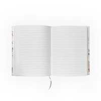 Carnet de cuisine A5 personnalisable à couverture rigide avec revêtement en tissu pour recettes et souvenirs