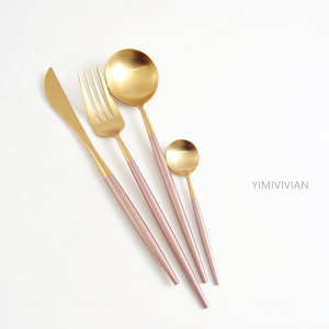 Set di posate eleganti in acciaio inossidabile 304 di alta qualità per banchetti, hotel, uso professionale e <span class=keywords><strong>HoReCa</strong></span> - Product Image 2