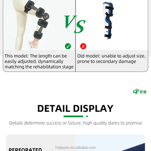 घुटने के दर्द से राहत के लिए साइड स्टेबलाइजर्स के साथ कस्टम नेफ्रोन स्पोर्ट हिंग ब्रेस - Product Image 6