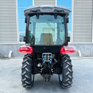 Горячая распродажа: Мини-трактор на четырех колесах с дизельным двигателем, гидравликой с датчиками нагрузки и 5 SCVs, компактный колесный трактор - Product Image 5