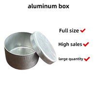 Matériel de laboratoire / Boîte en aluminium pour l'analyse de l'humidité avec couvercle