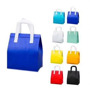 Wholesale Custom Printed Insulated Non Woven Waterproof Takeaway Food Packaging Cooler Bag With Logo - Product Image 3