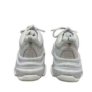 รองเท้าผ้าใบตาข่ายแบบหนา ทรงหัวมน มีเชือกผูก พื้นยางระบายอากาศ ใส่ได้ทุกฤดู เหมาะสำหรับเดิน - Product Image 4