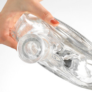 Botella de vidrio de uso general de 750ml para fabricantes al por mayor, polvo blanco, marca multifuncional para Brandy Xo, whisky, ron, ginebra - Product Image 4
