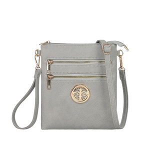Hot-selling High Quality PU Geometric Pattern Vintage Fashion Durable Light-Weight Polyester Zipper Closure Crossbody Shoulder - Product Image 1