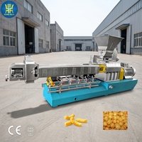 Machine de production de snacks chinois à haute pression pour le soufflage des céréales, ligne de production de bâtonnets de maïs soufflé et de snacks de maïs