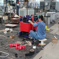 Transformateur sec SCB14 de 200 kVA, 10 kV vers 0,4 kV, transformateur de puissance triphasé à résine coulée, 50 Hz, intérieur
