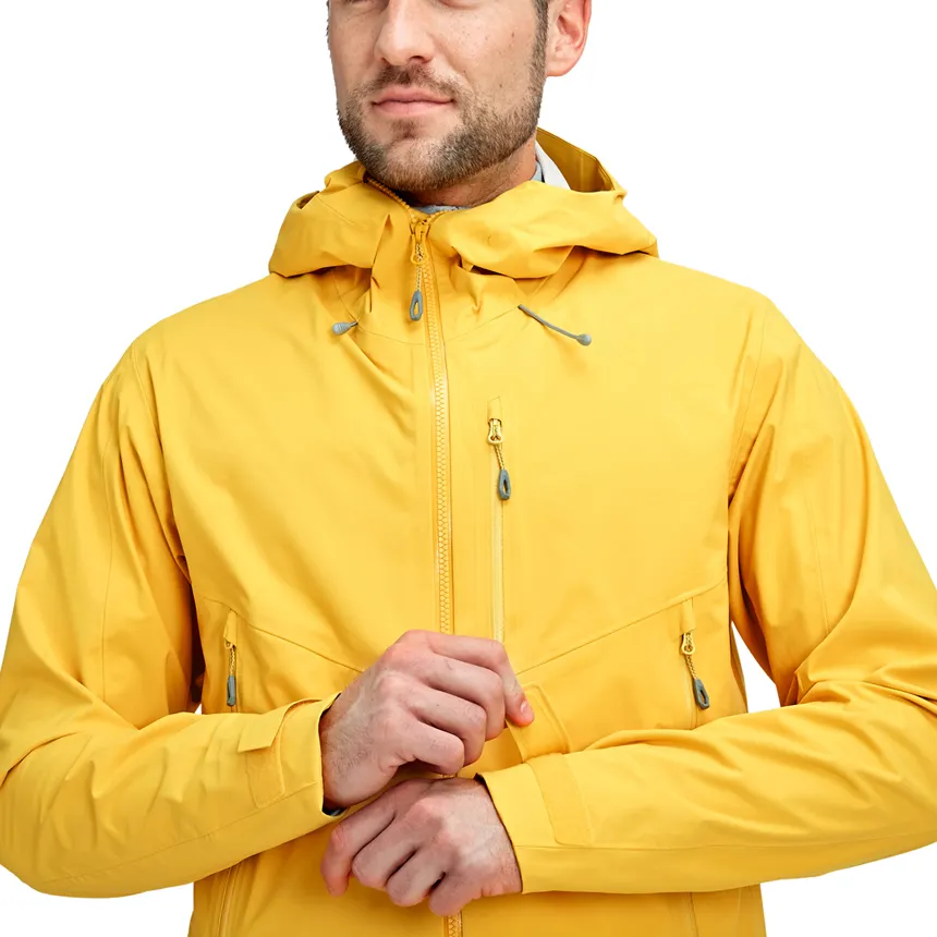 Giacca softshell da esterno Unisex gialla di alta qualità giacca a vento personalizzata stile Casual all'ingrosso giacca impermeabile per gli uomini