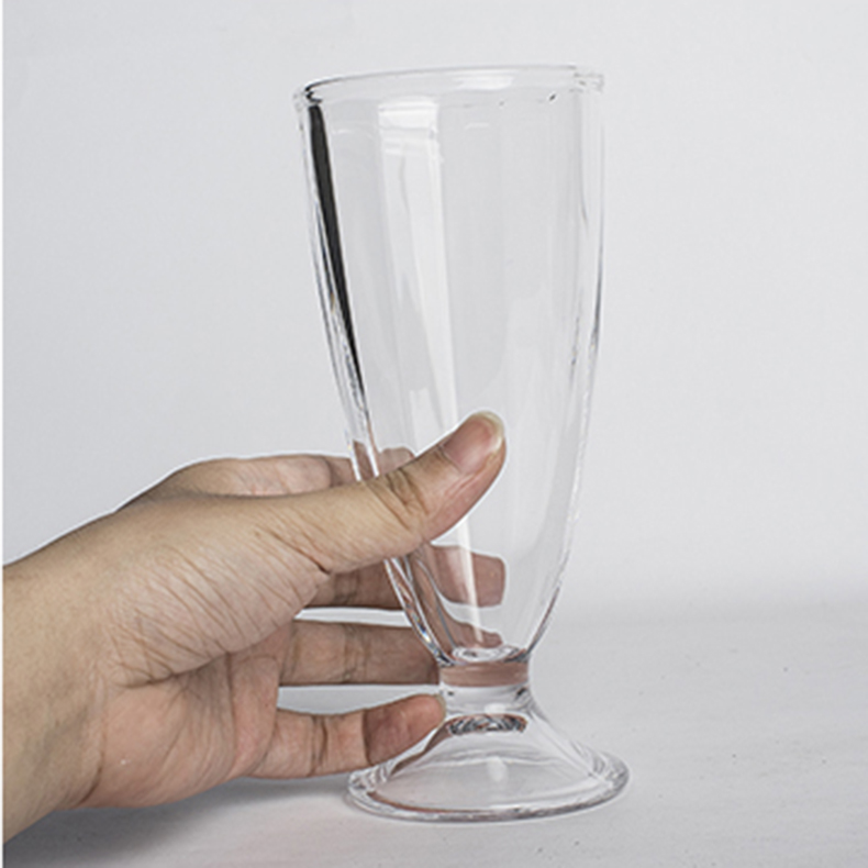 370ml 12oz Bubble tea milkshake ice cream drinking cocktail glassware Restaurant Wedding Flutes goblet Beverages Beer Glasses