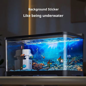 Tanque <span class=keywords><strong>de</strong></span> <span class=keywords><strong>peces</strong></span> rectangular con filtración para paisajismo doméstico y decoración <span class=keywords><strong>de</strong></span> sala <span class=keywords><strong>de</strong></span> estar accesorios <span class=keywords><strong>de</strong></span> acuario para uso doméstico - Product Image 3