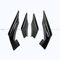 Pare-chocs avant large style VRS V2 en FRP pour Mitsubishi Lancer Evolution X EVO 10 CZ4A 2008-2016, double hyper-canards, 4 pièces