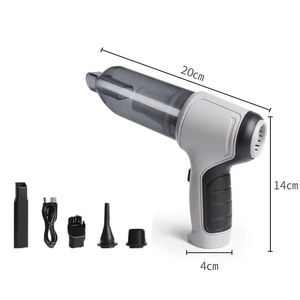 Aspiradora Portátil Inalámbrica para Auto y Hogar con Motor sin Escobillas y Función de Plumero para Eliminar Pelo de Mascotas - Product Image 1