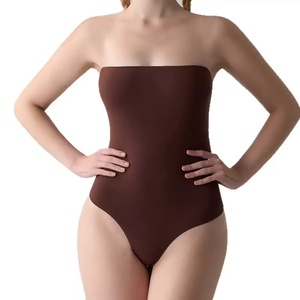 Wholesale Seamless Nylon Bodysuit <b>Shapewear</b> New Style Slimming Camisole <b>Vest</b> Firm Tummy Control Breathable In-Stock Women - Product Image 5