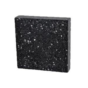 Customized precast black terrazzo tiles ceramic floor tile 60x60 terrazzo floor tiles