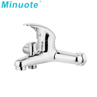 Robinet de baignoire mural avec mitigeur de douche pour salle de bain