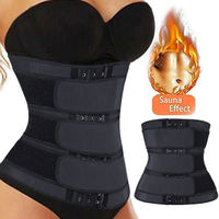 Corset amincissant respirant et ajustable pour femme avec 3 crochets, en latex, pour le contrôle du ventre et le remodelage corporel, idéal pour l'entraînement