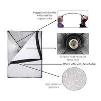 Kit d'éclairage de Studio Photo pliable, boîte à lumière, accessoires de photographie avec support pliable