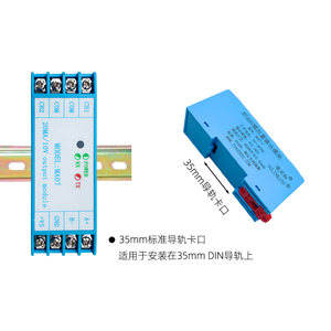 MA07 <strong>RS485</strong> to Analog Signal Converter - Dual <strong>Output</strong> 0-10V/0-20mA Transmitter - Product Image 5