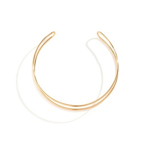 <span class=keywords><strong>Collar</strong></span> con Cruz de <span class=keywords><strong>Metal</strong></span> Dorado Simple para Mujer, Gargantilla de Acero Inoxidable Chapado en Oro - Product Image 5