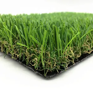 Quattro colori 40mm erba artificiale tappeto erboso prato paesaggio verde casa tappeto erboso artificiale