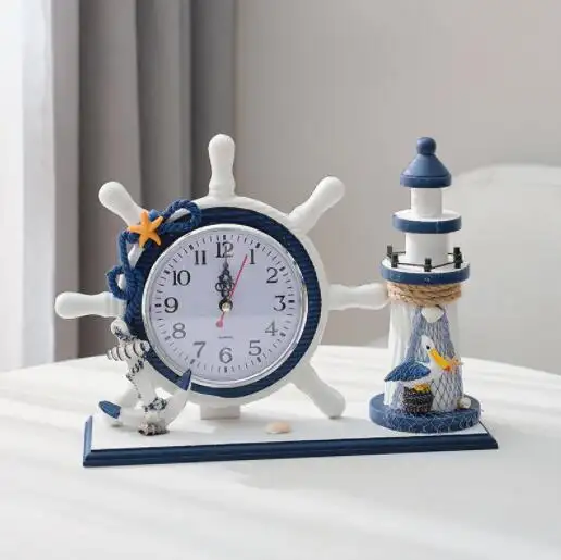 家の装飾時計の装飾地中海のセーリング時計創造的なサイレント時計
