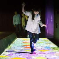 Projecteur interactif commercial pour enfants, projecteur interactif mural de sport AR