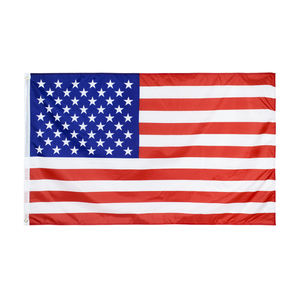طباعة مخصصة عالية الجودة ورخيصة السعر 3X5Ft جميع البلدان علم البوليستر الولايات المتحدة الأمريكية النجوم والماركب علم أمريكا F - Product Image 2