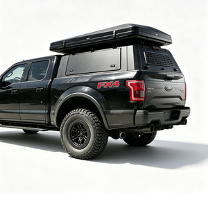 ZST Hardtop en aluminium pour <span class=keywords><strong>pick</strong></span>-<span class=keywords><strong>up</strong></span>, avec fenêtre latérale verrouillable, panneau MOLLE, boîte de rangement sur le toit, Ford F-150 SuperCrew - Product Image 1