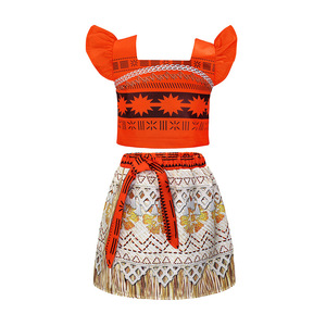 Costume da Principessa Moana per Bambine, Travestimento per Natale, <span class=keywords><strong>Halloween</strong></span> e Film d'Avventura DISP-001 - Product Image 5
