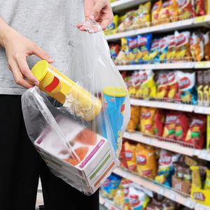 Clear T Shirt Grocery <b>Bags</b> 800 Count Plastic Disposable For Cooking <b>Packing</b> Storage - Product Image 6