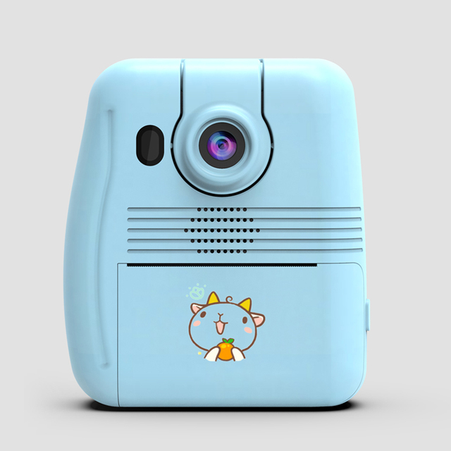 Children Instant Print Camera for Kids 1080p Hd Mini Camera With GamesToys Rechargeable 2 Inch Color Thermal Photo Paper