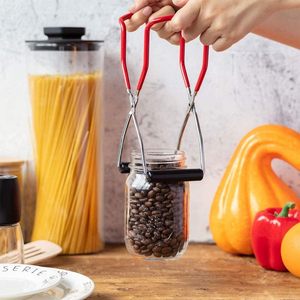 Pince de levage pour bocaux en acier inoxydable avec poignées en caoutchouc antidérapantes pour bocaux à <span class=keywords><strong>large</strong></span> ouverture, idéale pour la cuisine et les restaurants - Product Image 5
